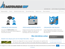 Tablet Screenshot of motards-idf.fr